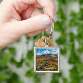Herbstfarben auf der Landschaft Schlüsselanhänger (Hand)