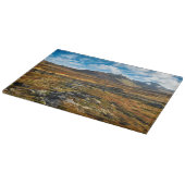 Herbstfarben auf der Landschaft Schneidebrett (Ecke)