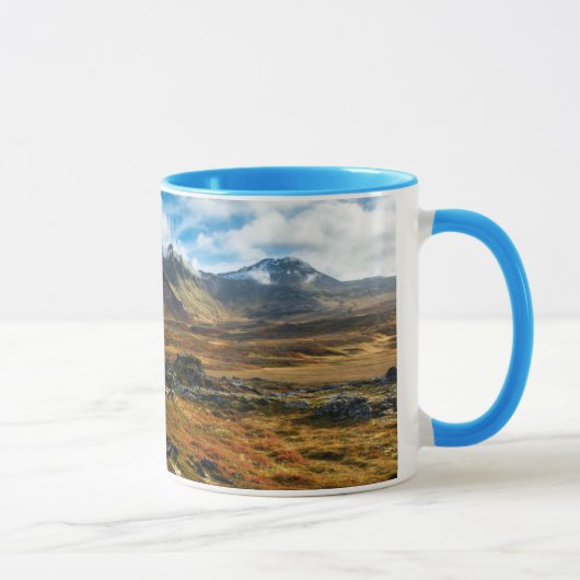 Herbstfarben auf der Landschaft Tasse (Rechts)