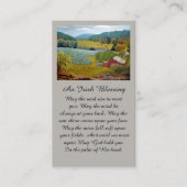 Herbstfarben auf der Weingarten Beileid Gedenkkart Visitenkarte (Vorderseite)