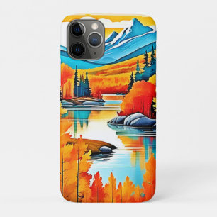 Herbstfarben Aussicht auf Berge Case-Mate iPhone Hülle