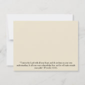 Herbstfarben Bible Verse-Ermutigungskarte Karte (Rückseite)