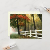 Herbstfarben Bible Verse Sympathiekarte Karte (Vorderseite/Rückseite Beispiel)