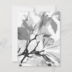 Herbstfarben, Blätter 2 Mitteilungskarte