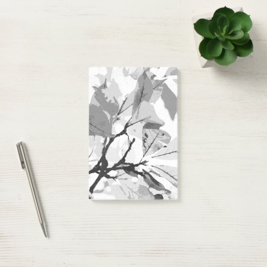 Herbstfarben, Blätter 2 Post-it Klebezettel (Büro)