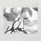 Herbstfarben, Blätter 2 Postkarte (Rückseite)