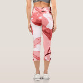 Herbstfarben, Blätter 3 Capri Leggings (Rückseite)