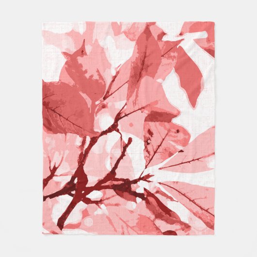 Herbstfarben, Blätter 3 Fleecedecke (Vorderseite)