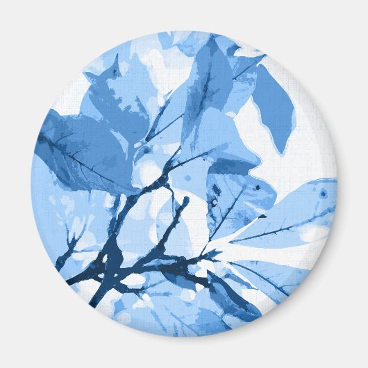 Herbstfarben, Blätter 4 Magnet (Vorne)