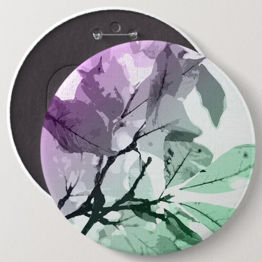 Herbstfarben, Blätter 5 Button (Vorne & Hinten)