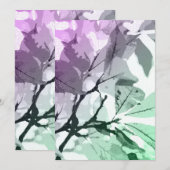 Herbstfarben, Blätter 5 Dankeskarte (Vorne/Hinten)