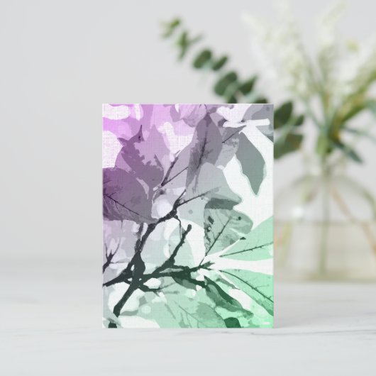 Herbstfarben, Blätter 5 Feiertagspostkarte (Stehend Vorderseite)