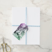 Herbstfarben, Blätter 5 Geschenkanhänger (Mit Garn)