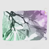 Herbstfarben, Blätter 5 Golfhandtuch (Horizontal)