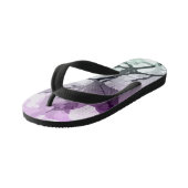 Herbstfarben, Blätter 5 Kinderbadesandalen (Schrägansicht)