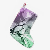 Herbstfarben, Blätter 5 Kleiner Weihnachtsstrumpf (Vorderansicht (hängend))