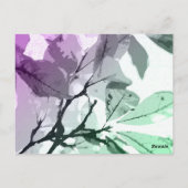 Herbstfarben, Blätter 5 Postkarte (Rückseite)