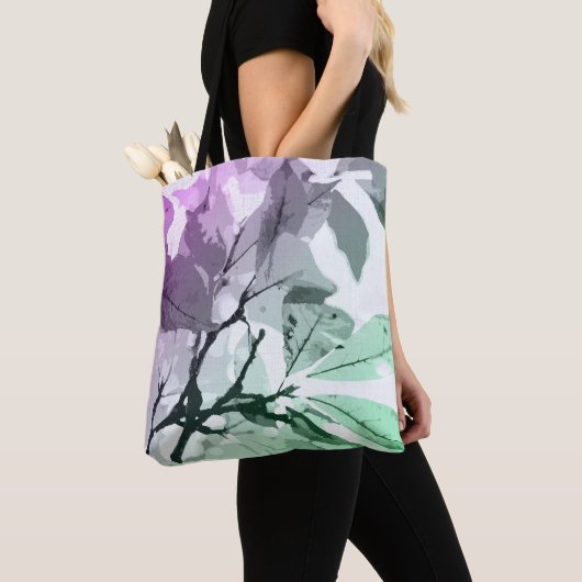 Herbstfarben, Blätter 5 Tasche (Von Nahem)
