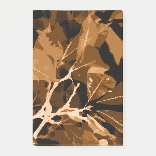 Herbstfarben, Blätter 6 Post-it Klebezettel (Vorderseite)