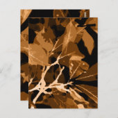 Herbstfarben, Blätter 6 Postkarte (Vorne/Hinten)
