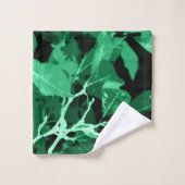 Herbstfarben, Blätter 7 Badhandtuch Set (Waschlappen)