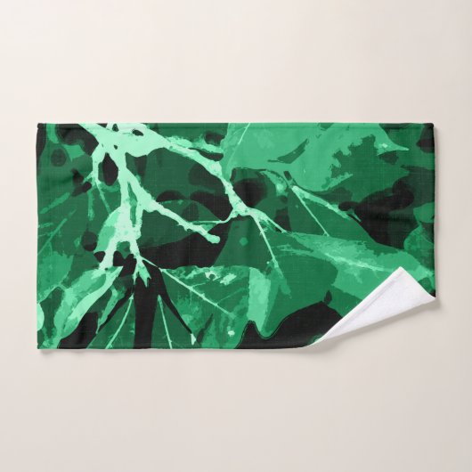 Herbstfarben, Blätter 7 Badhandtuch Set (Handtuch)