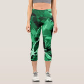 Herbstfarben, Blätter 7 Capri Leggings (Vorderseite)