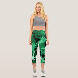 Herbstfarben, Blätter 7 Capri Leggings