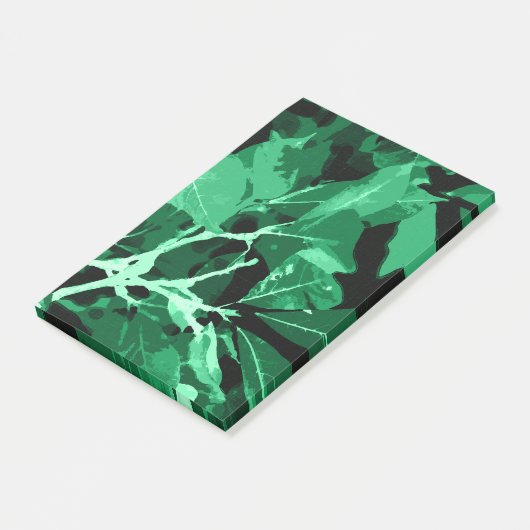 Herbstfarben, Blätter 7 Post-it Klebezettel (angewinkelt)