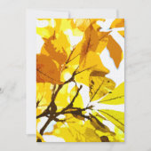 Herbstfarben, Blätter Dankeskarte (Vorderseite)