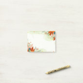 Herbstfarben Blätter Post-It-Notes Post-it Klebezettel (Auf Schreibtisch)