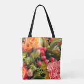 Herbstfarben Blume Bouquet Foto Tasche (Rückseite)
