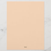 Herbstfarben Briefpapier (Rückseite)