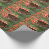 Herbstfarben Butterfly Geschenkpapier (Ecke)