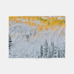 Herbstfarben der Espen   Rocky Mountains, Colorado Fleecedecke