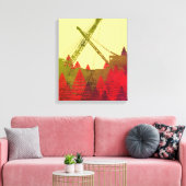 Herbstfarben DER KRANBETREIBER FANTASY ART Leinwanddruck (Insitu (Wohnzimmer))