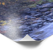 Herbstfarben der Wälder in der Kaskade 5 Fotodruck (Ecke)