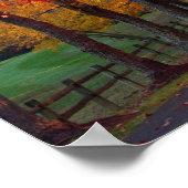 Herbstfarben drucken poster (Ecke)