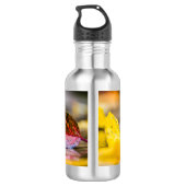 Herbstfarben Edelstahlflasche (Rückseite)