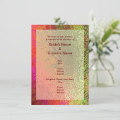 Herbstfarben Einladung (Stehend Vorderseite)