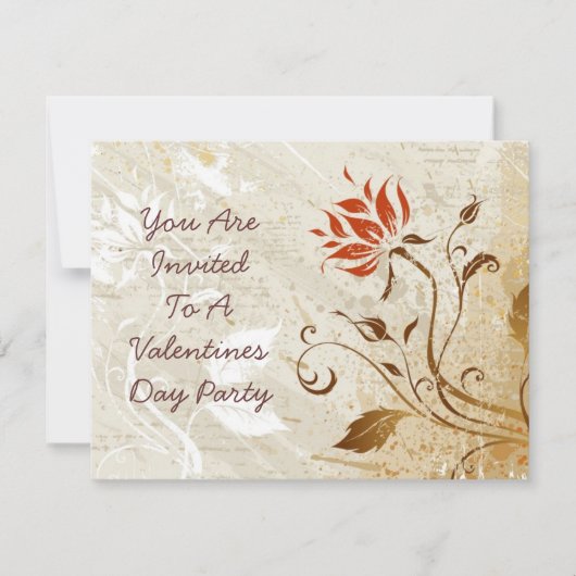 Herbstfarben Einladung (Vorderseite)