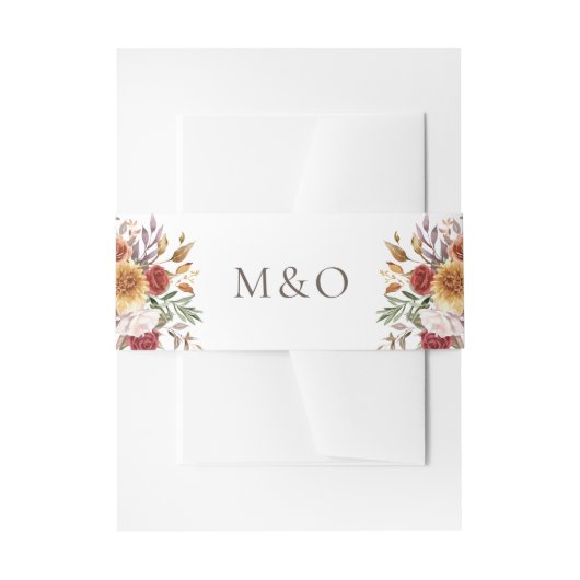 Herbstfarben Einladungsbanderole (Vorderseite Beispiel)