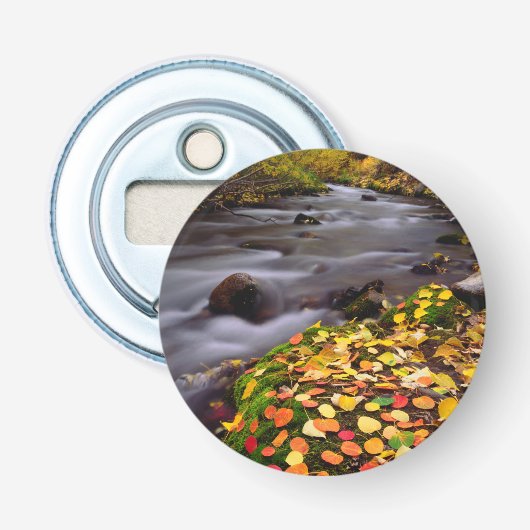 Herbstfarben entlang der McGee Creek Flaschenöffner (Vorderseite)