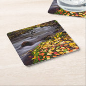 Herbstfarben entlang der McGee Creek Rechteckiger Pappuntersetzer (angewinkelt)