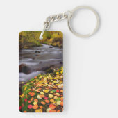 Herbstfarben entlang der McGee Creek Schlüsselanhänger (Rückseite)