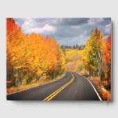 Herbstfarben entlang des Nord-Arizona-Fotos Gästebuch (Rückseite)