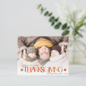 Herbstfarben Erntedank Foto Postkarte (Stehend Vorderseite)