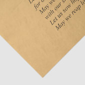 Herbstfarben Erntedank Gedicht Seidenpapier (Ausschnitt)