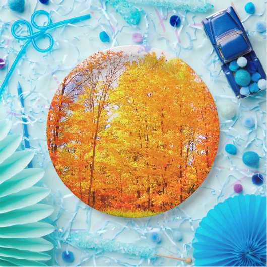 Herbstfarben / Erntedank Pappteller (Party)