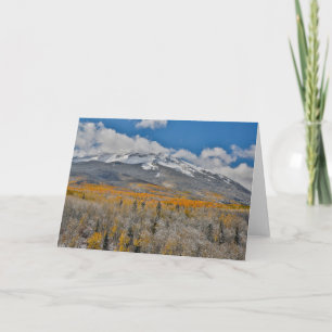 Herbstfarben Espen & Rocky Mountains, Colorado Karte